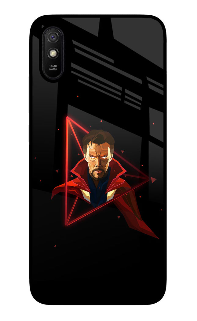 Doctor Ordinary Redmi 9A/9i Glass Case Back Cover by Casekaro