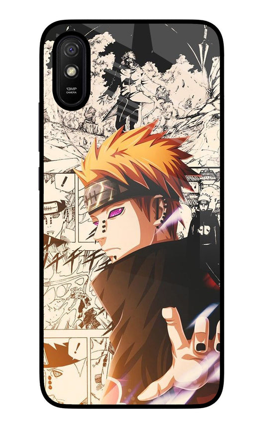 Pain Anime Redmi 9A/9i Glass Case