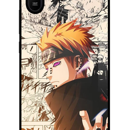 Pain Anime Redmi 9A/9i Glass Case Back Cover by Casekaro