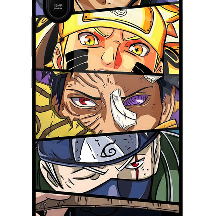 Naruto Character Redmi 9A/9i Glass Case Back Cover by Casekaro