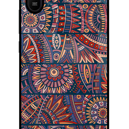African Culture Design Redmi 9A/9i Glass Case Back Cover by Casekaro