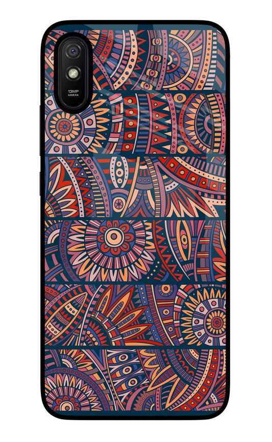 African Culture Design Redmi 9A/9i Glass Case
