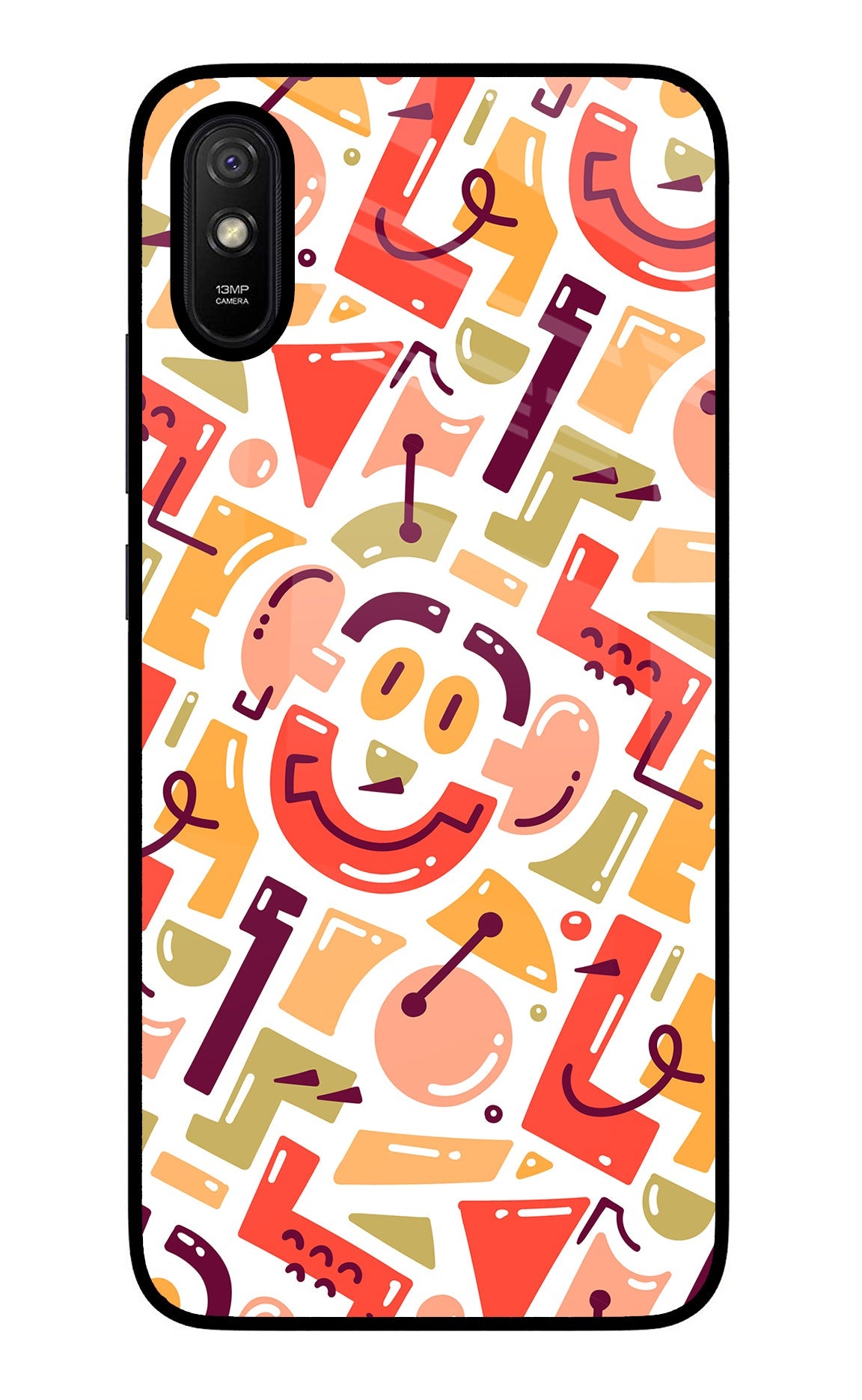 Doodle Pattern Redmi 9A/9i Back Cover