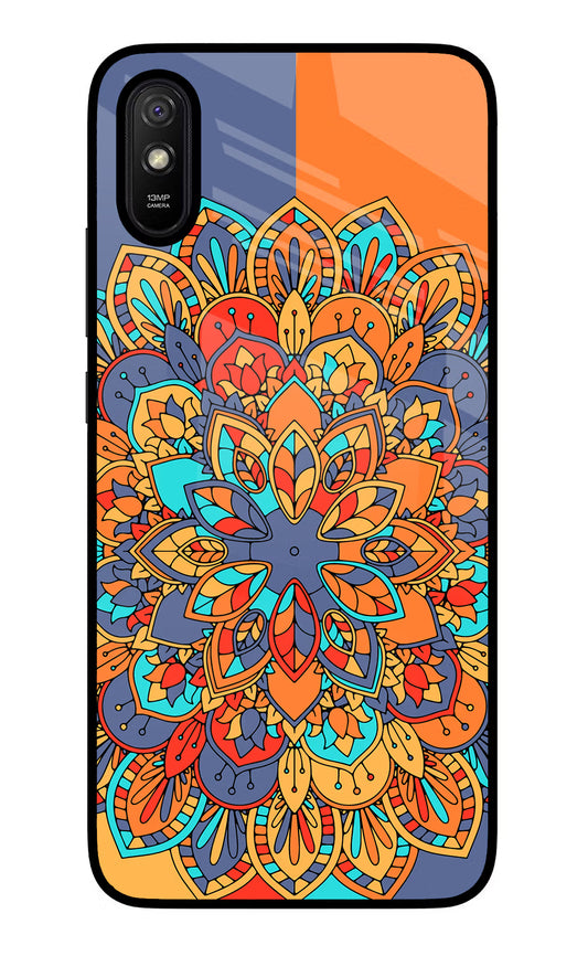 Color Mandala Redmi 9A/9i Glass Case