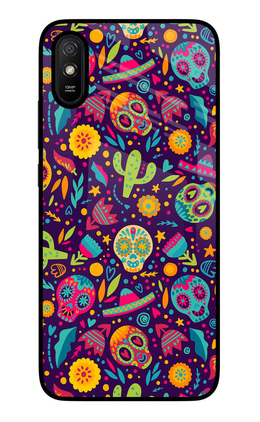 Mexican Design Redmi 9A/9i Glass Case