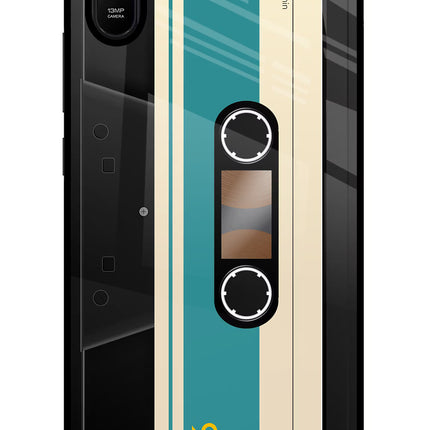 Cassette Redmi 9A/9i Glass Case Back Cover by Casekaro
