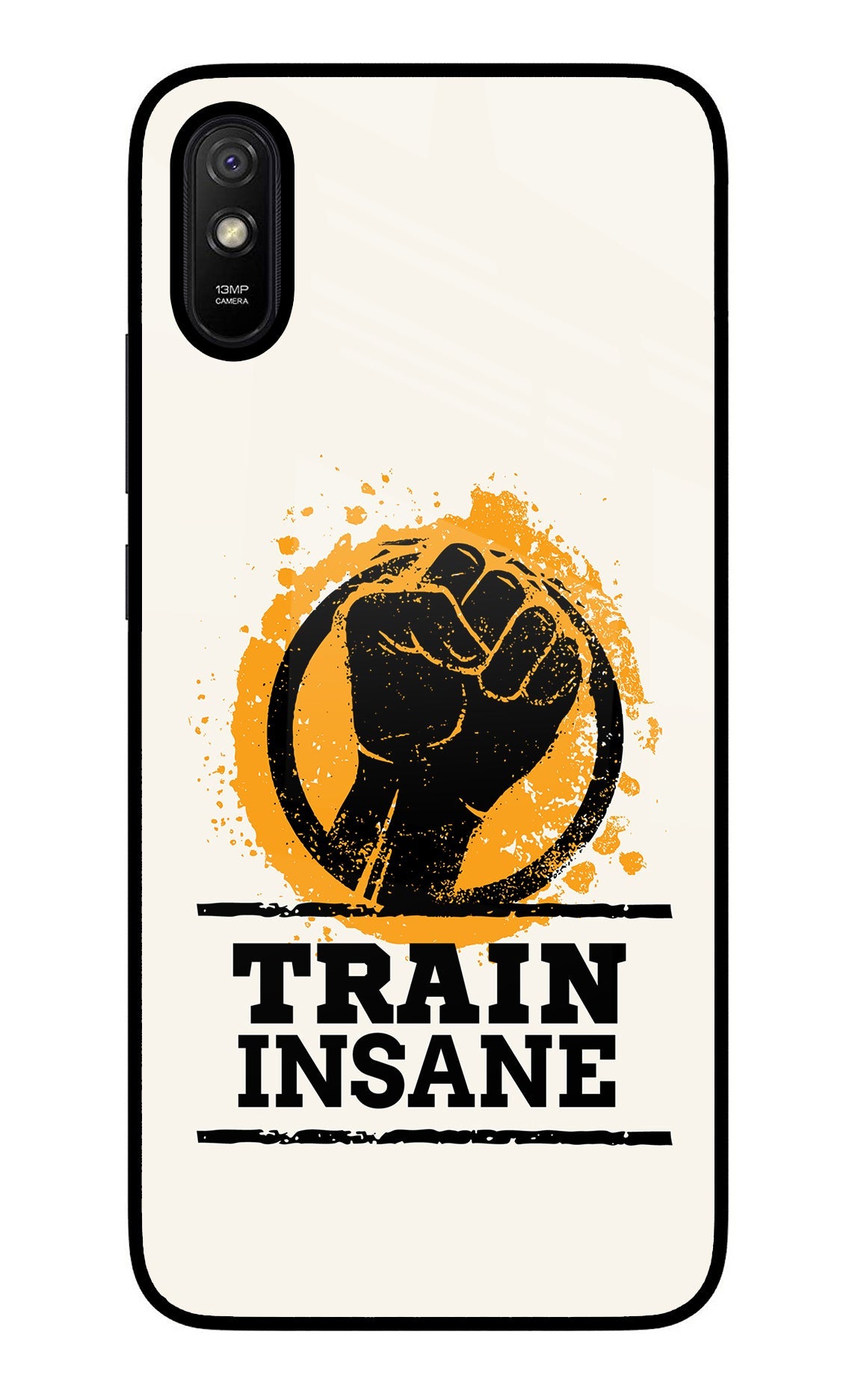 Train Insane Redmi 9A/9i Glass Case