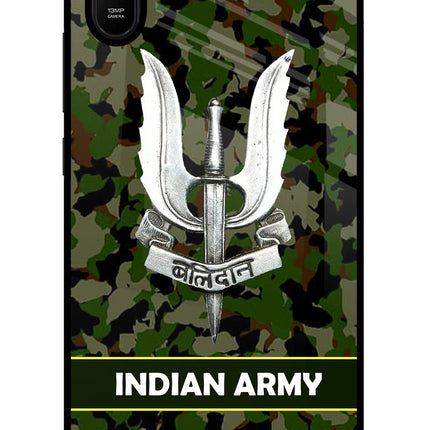 Balidan Indian Logo Redmi 9A/9i Glass Case Back Cover by Casekaro