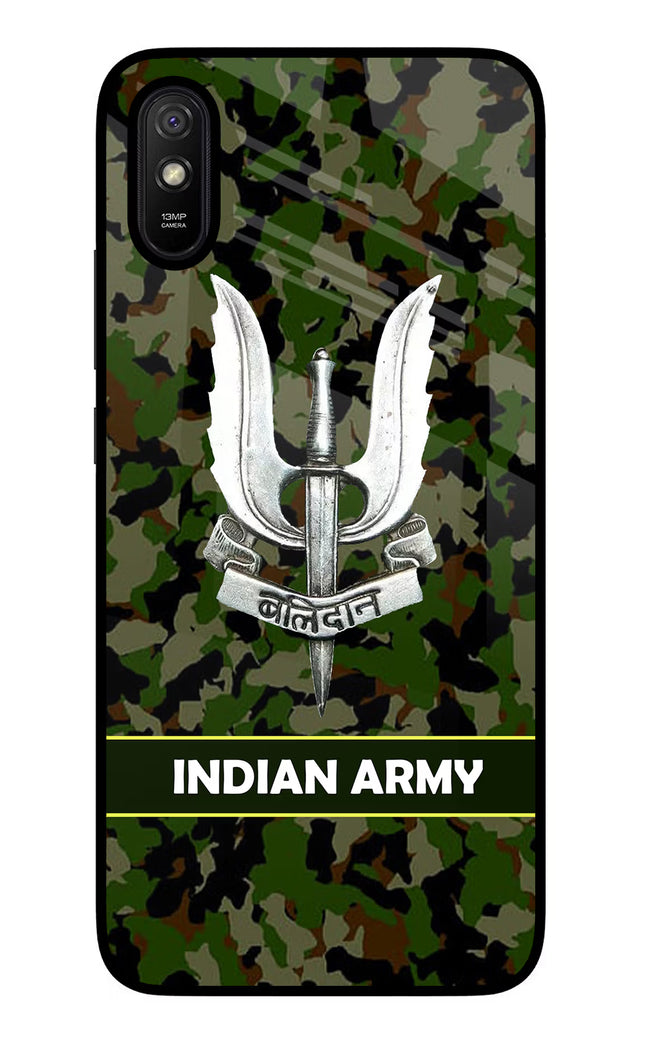 Balidan Indian Logo Redmi 9A/9i Glass Case Back Cover by Casekaro