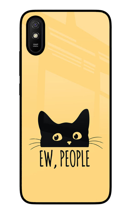 Ew People Catitude Redmi 9A/9i Glass Case