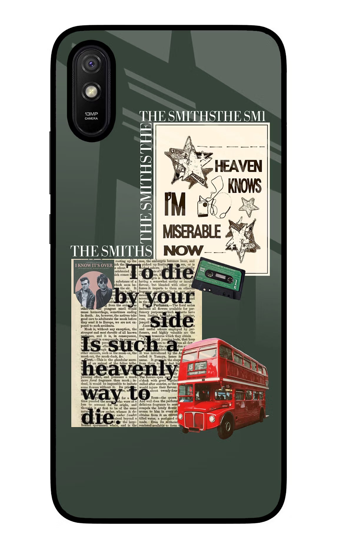 The Smiths Redmi 9A/9i Glass Case Back Cover by Casekaro