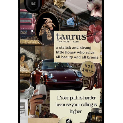 Taurus Zodiac Redmi 9A/9i Glass Case
