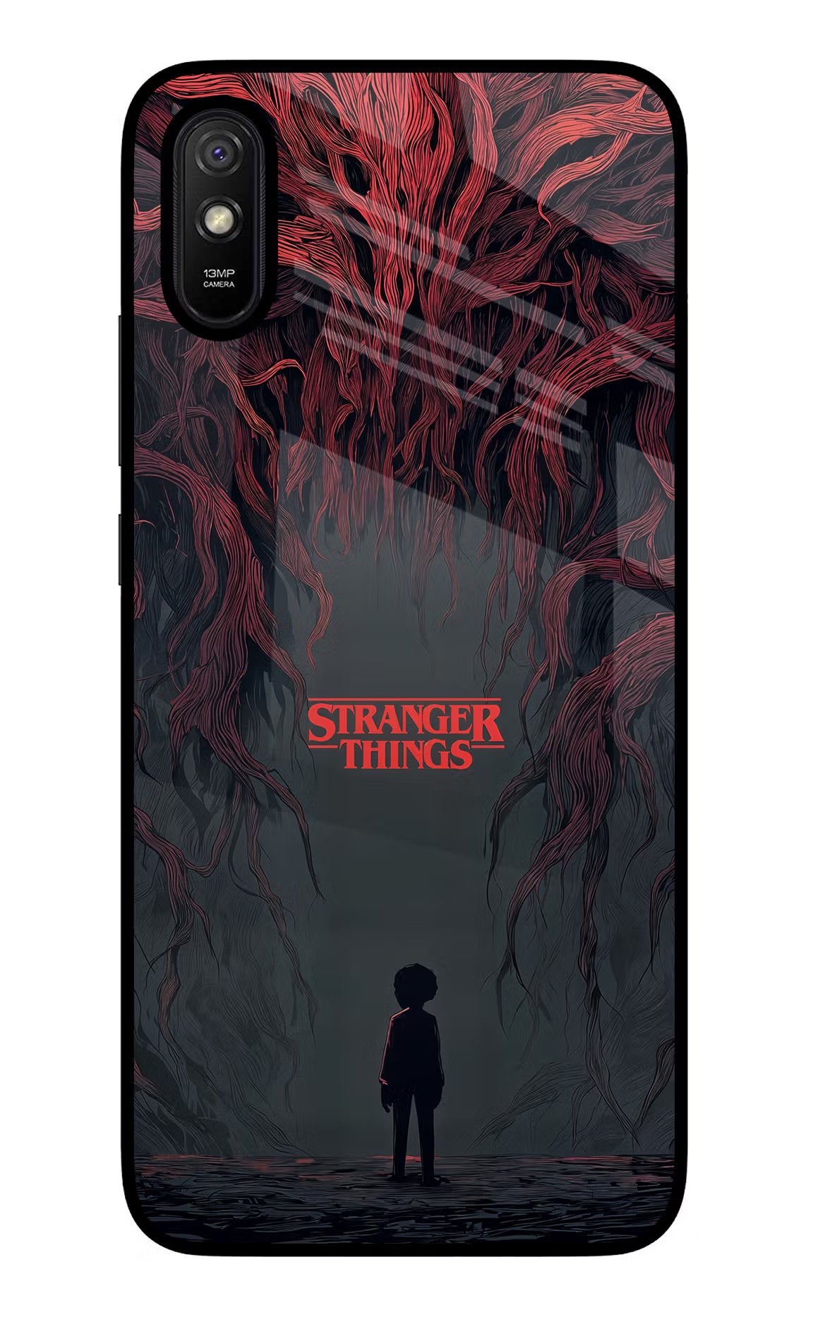 Ordinary Things Dark Side Redmi 9A/9i Glass Case Back Cover by Casekaro