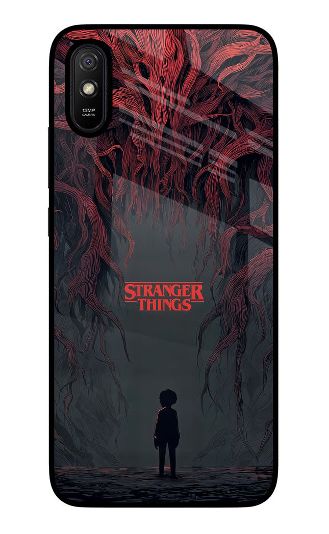 Ordinary Things Dark Side Redmi 9A/9i Glass Case Back Cover by Casekaro