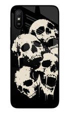 Dead Stack Redmi 9A/9i Glass Case Back Cover by Casekaro