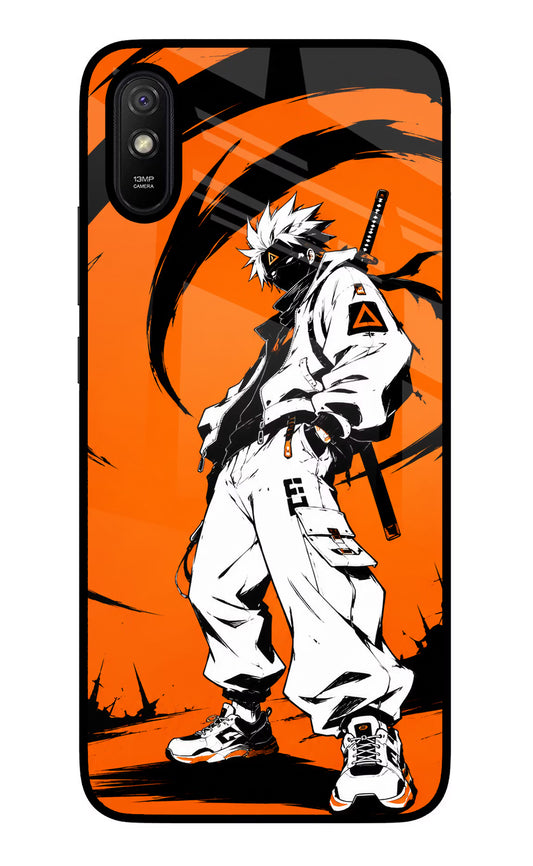 Street Samurai  Redmi 9A/9i Glass Case