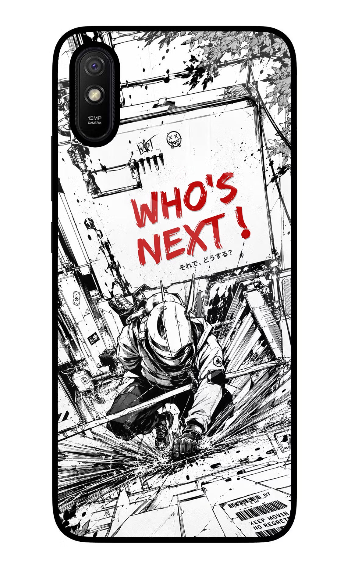 Who's Next Redmi 9A/9i Glass Case