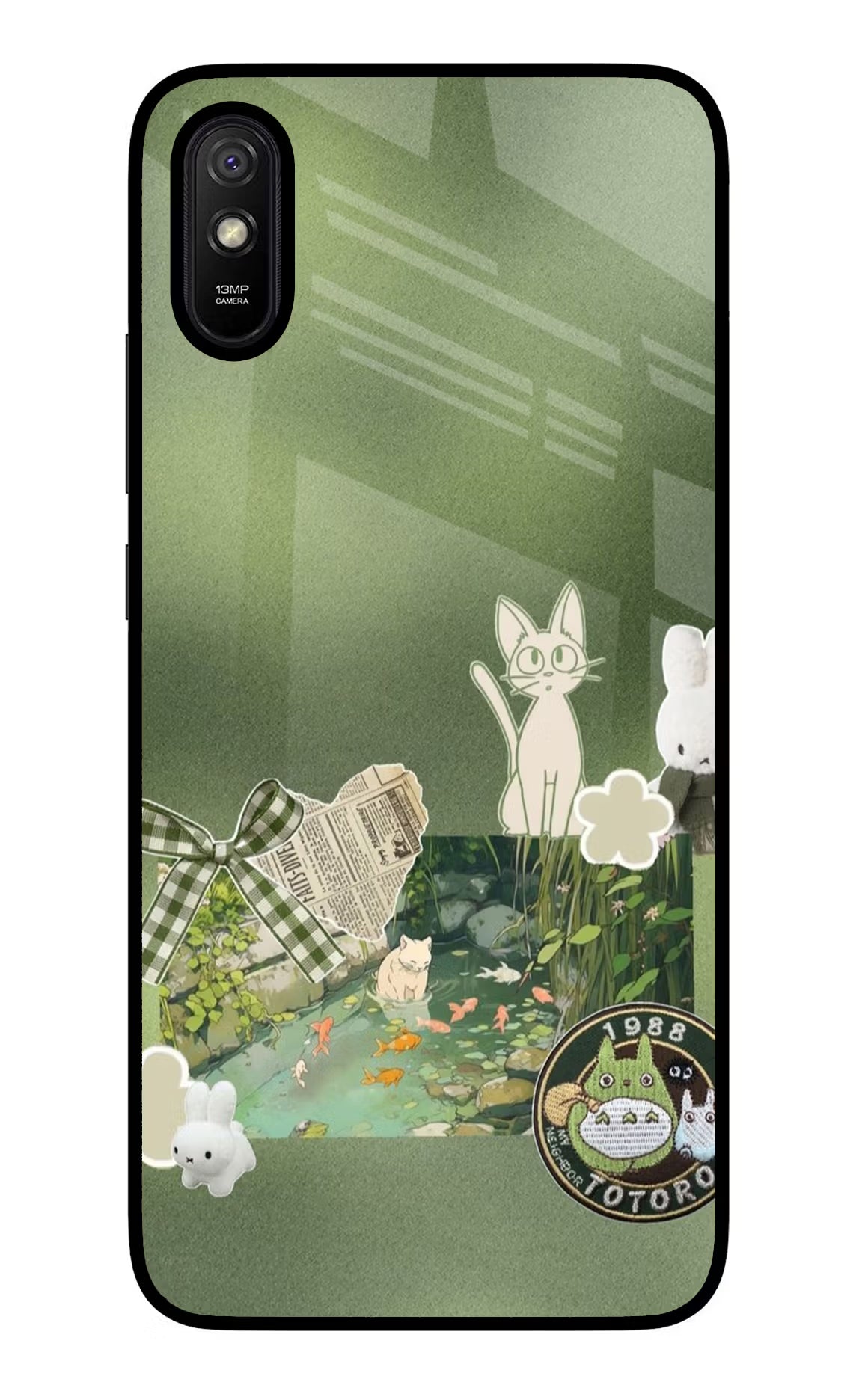 Aesthetic anime Redmi 9A/9i Glass Case