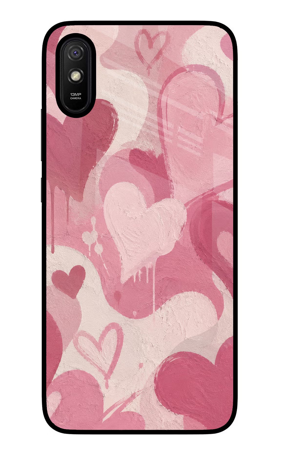 Hearty case Redmi 9A/9i Glass Case