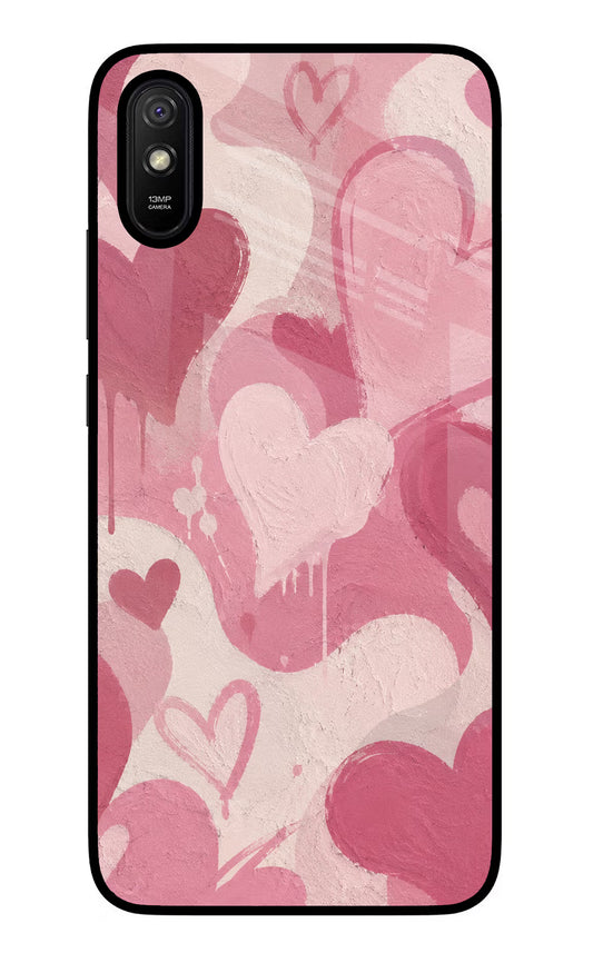 Hearty case Redmi 9A/9i Glass Case