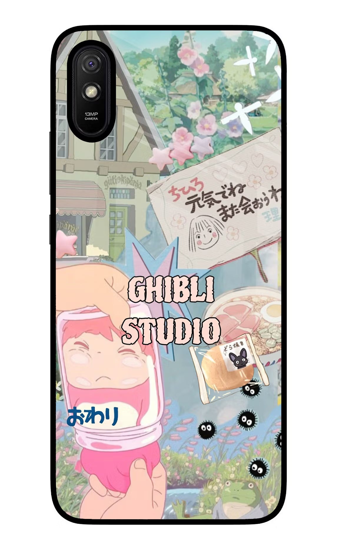 Studio Ghibli Redmi 9A/9i Glass Case
