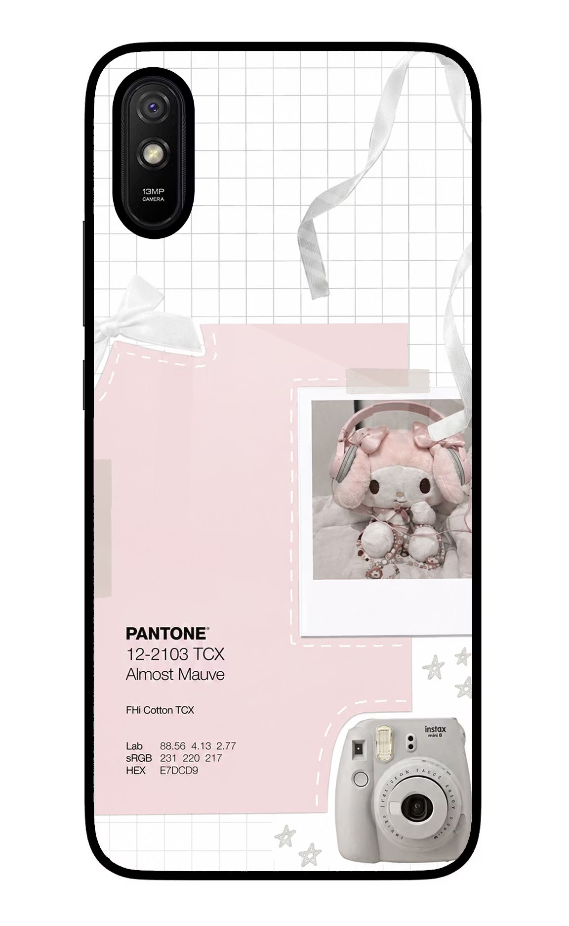 Pantone Asthetic Redmi 9A/9i Glass Case