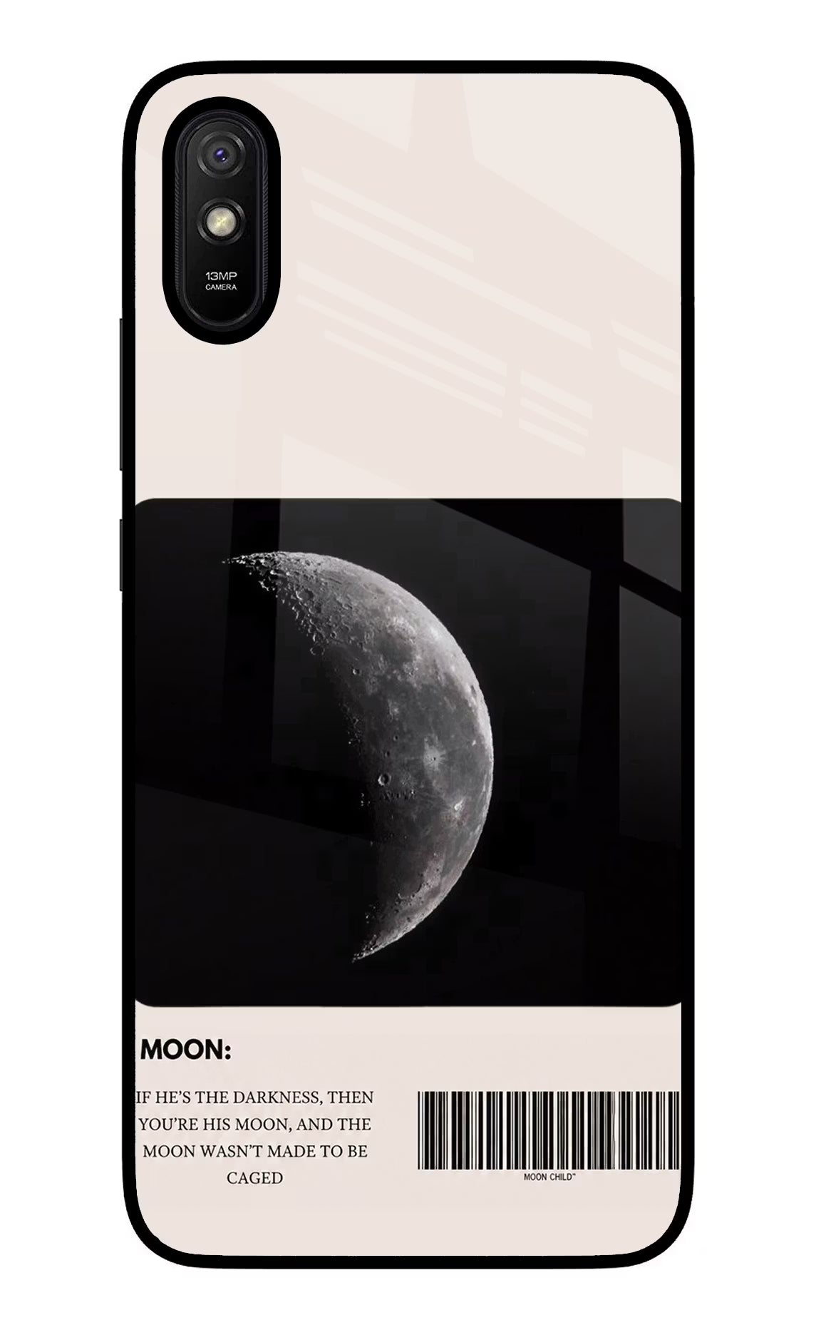 Moon Phase Redmi 9A/9i Glass Case