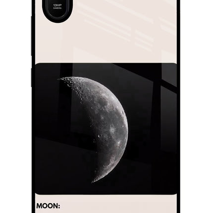 Moon Phase Redmi 9A/9i Glass Case Back Cover by Casekaro