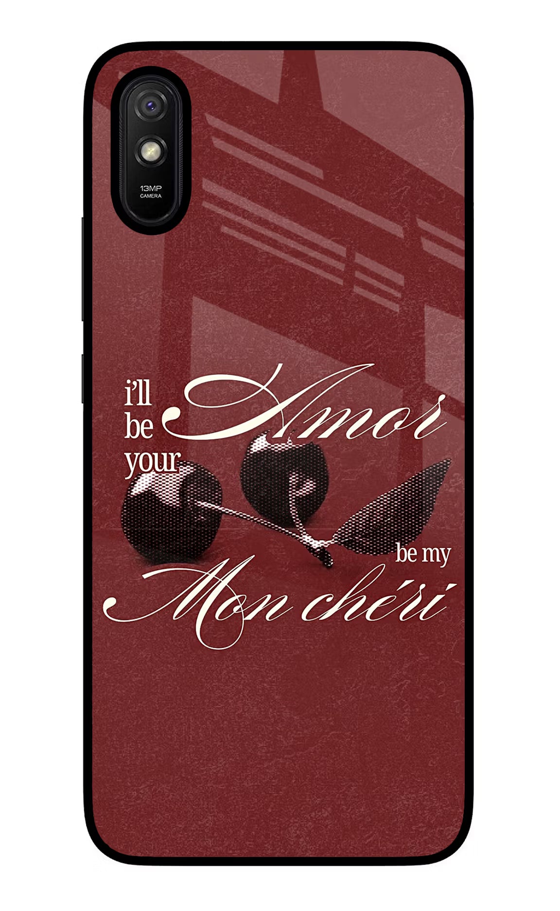 Velvet Cherry Redmi 9A/9i Glass Case
