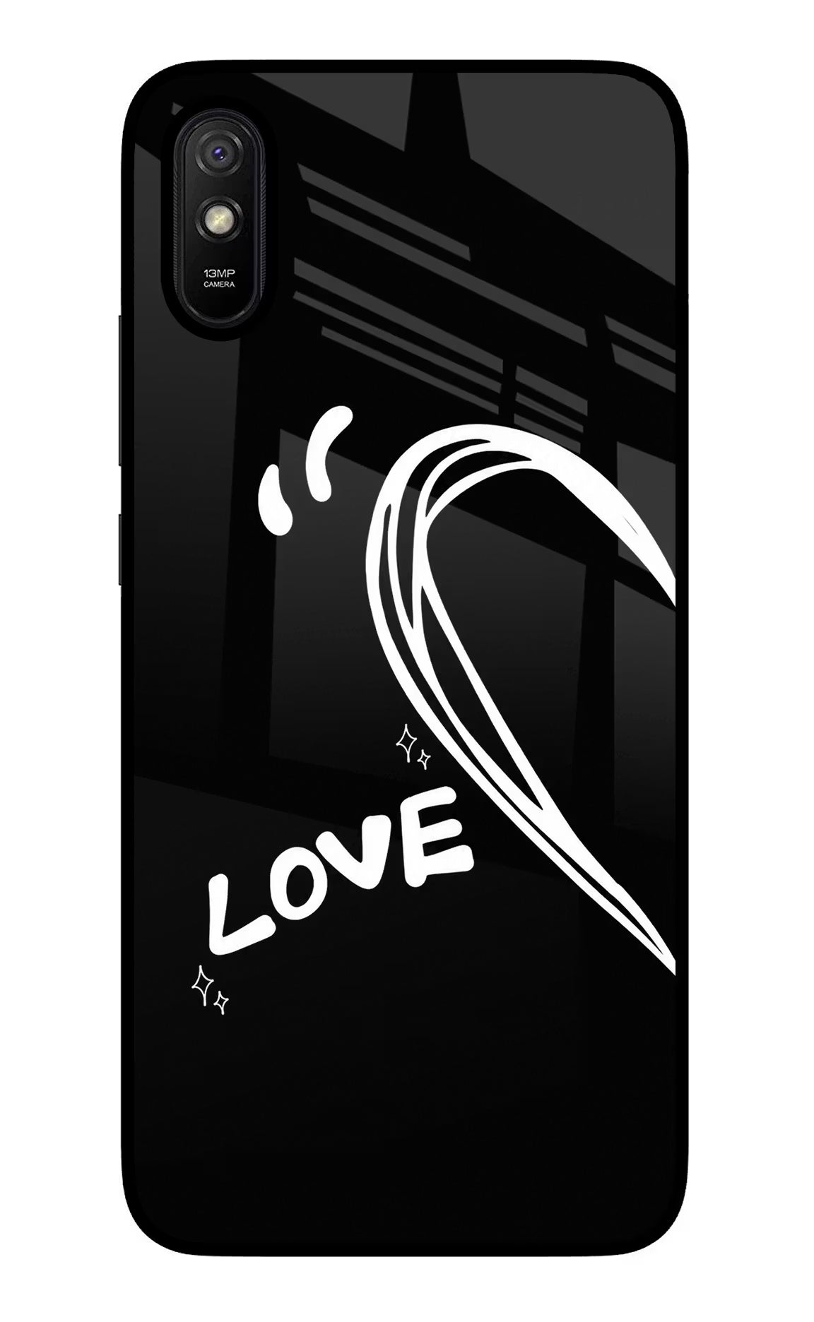 Love Line Redmi 9A/9i Glass Case