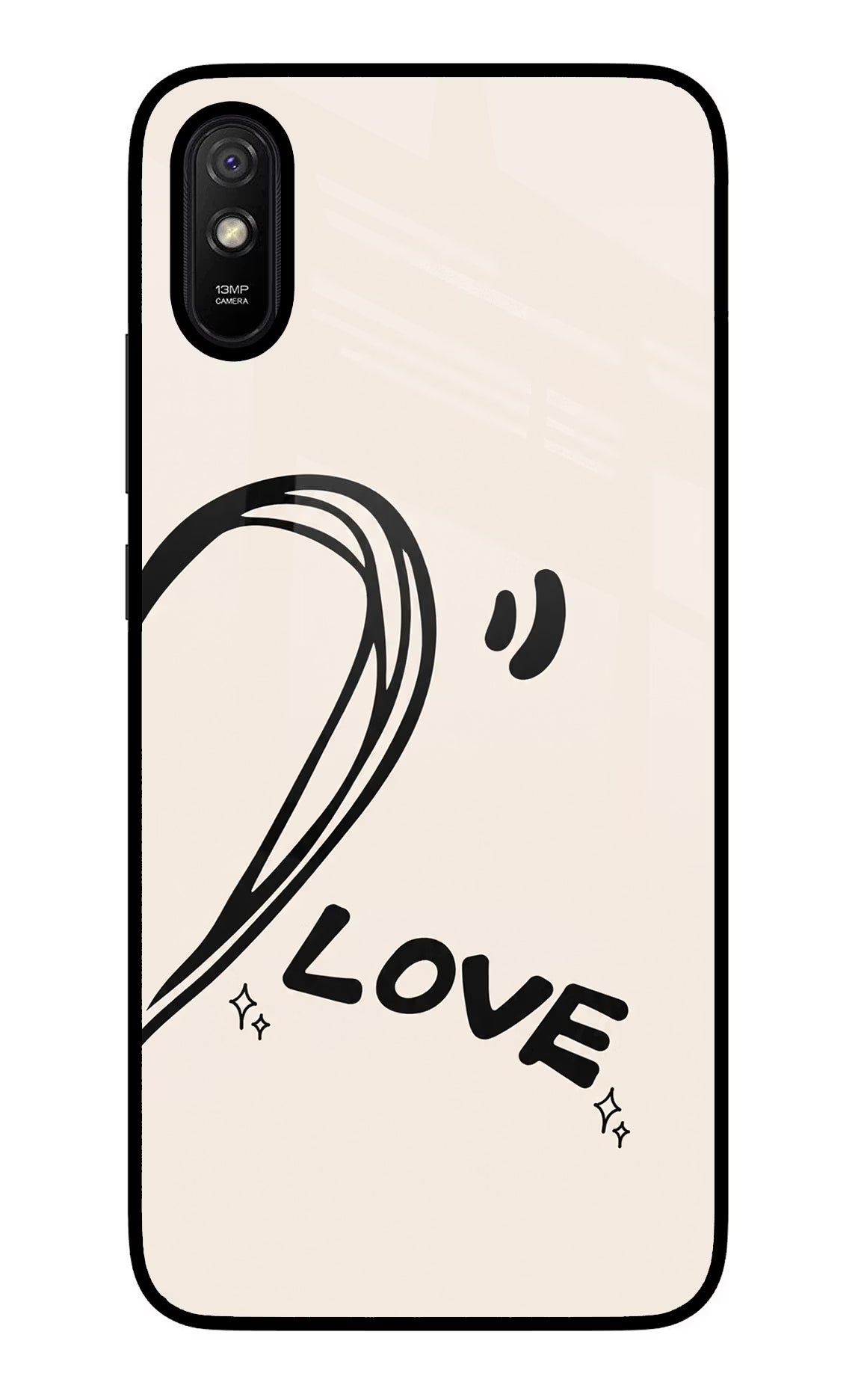 Soul Line Redmi 9A/9i Glass Case