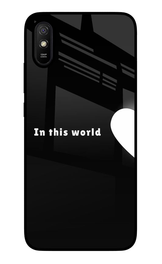 This World Redmi 9A/9i Glass Case