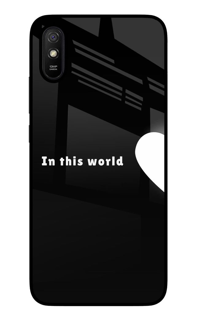 This World Redmi 9A/9i Glass Case