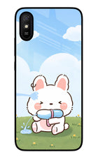 Bunny Treat Redmi 9A/9i Glass Case
