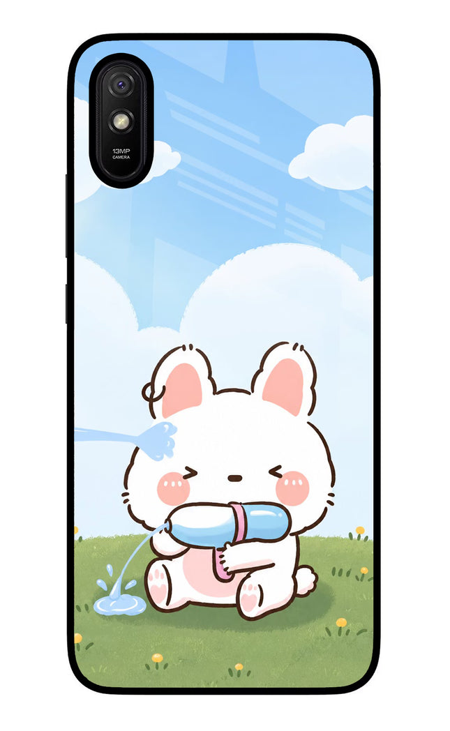 Bunny Treat Redmi 9A/9i Glass Case