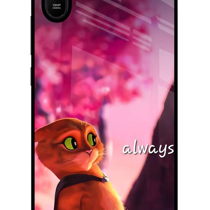 Always Cat Redmi 9A/9i Glass Case