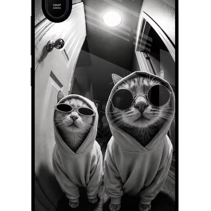 Hood Cats Redmi 9A/9i Glass Case