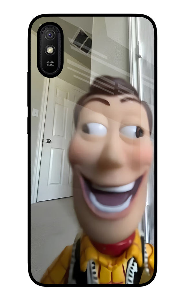 Side Eye Woody Redmi 9A/9i Glass Case