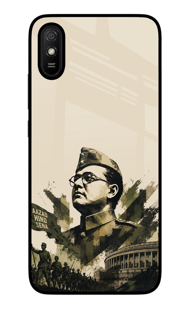 Netaji Rising Redmi 9A/9i Glass Case