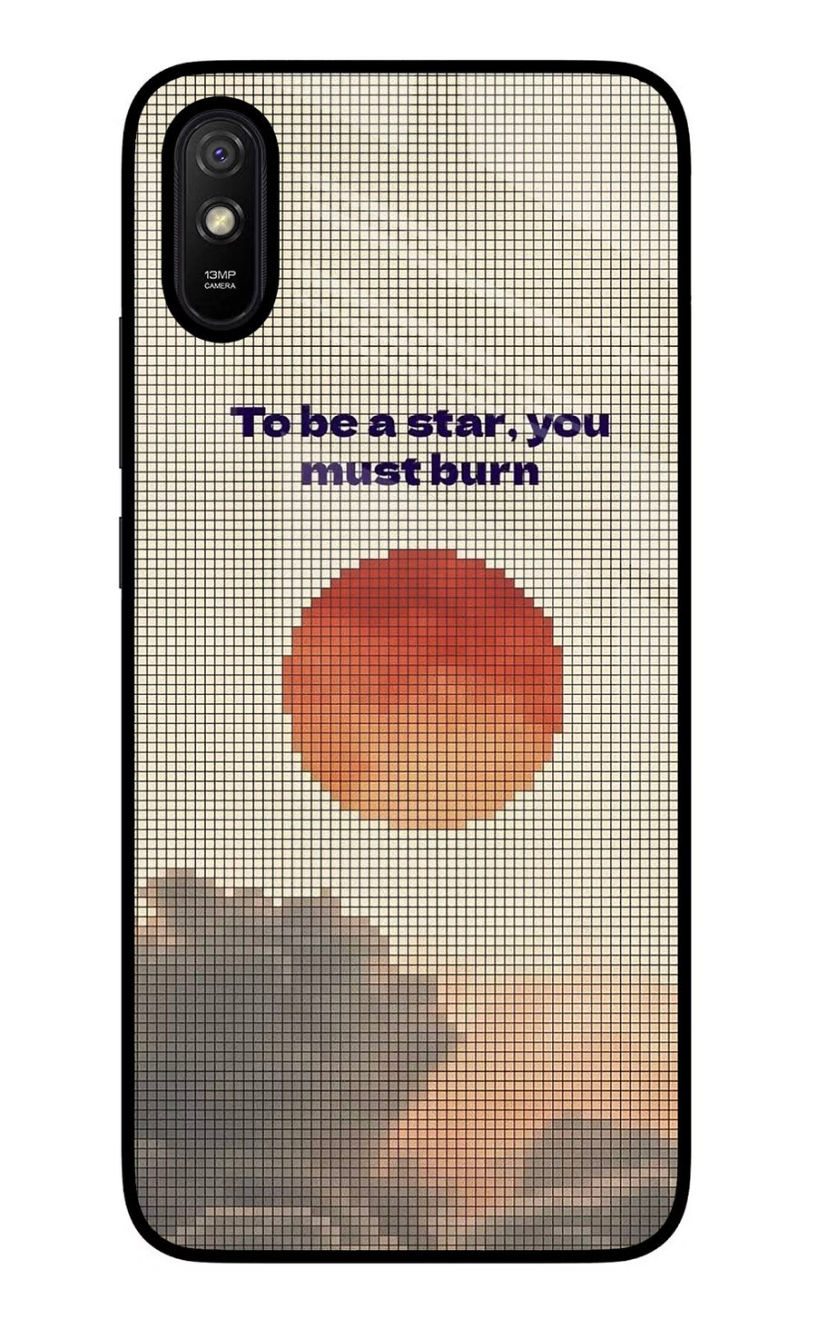 Pixel Sun Redmi 9A/9i Back Cover, Glass case