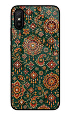 Green Pataka Redmi 9A/9i Glass Case