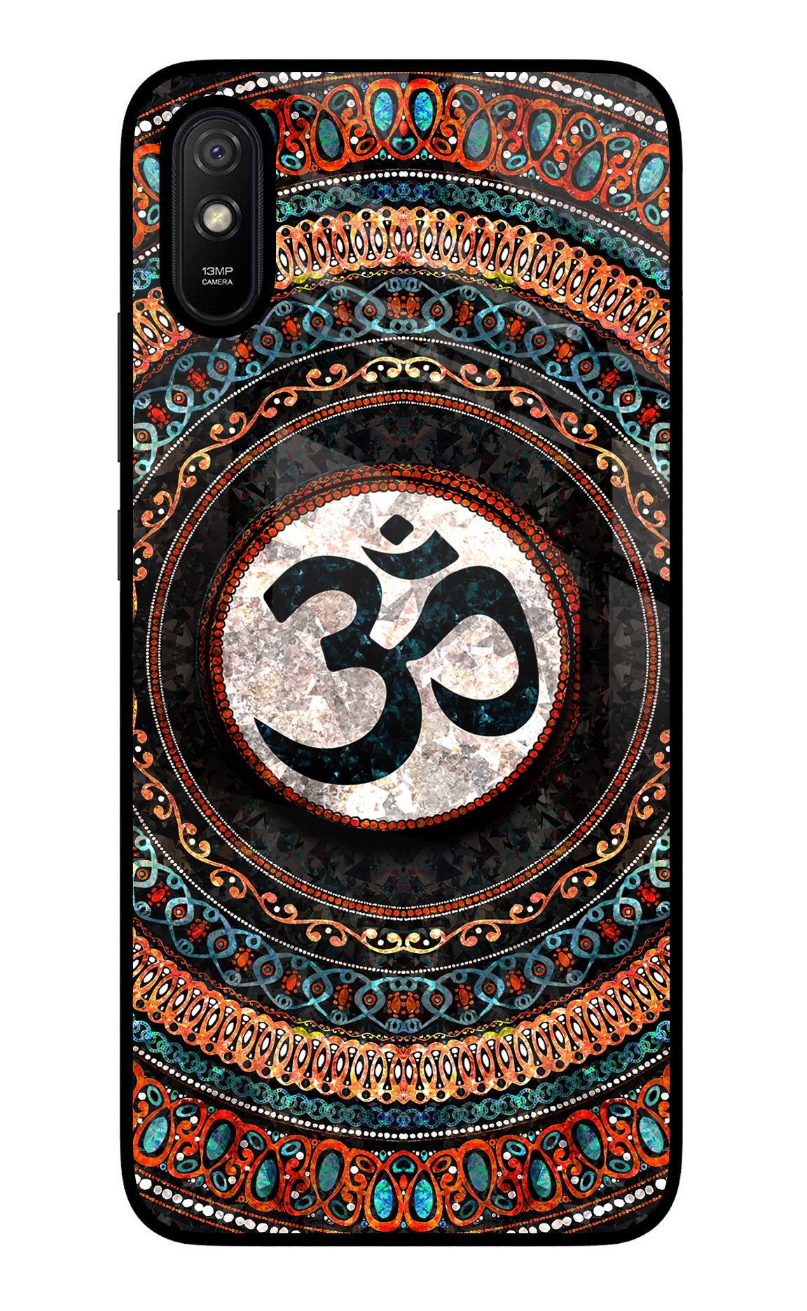 Om Culture Redmi 9A/9i Glass Case