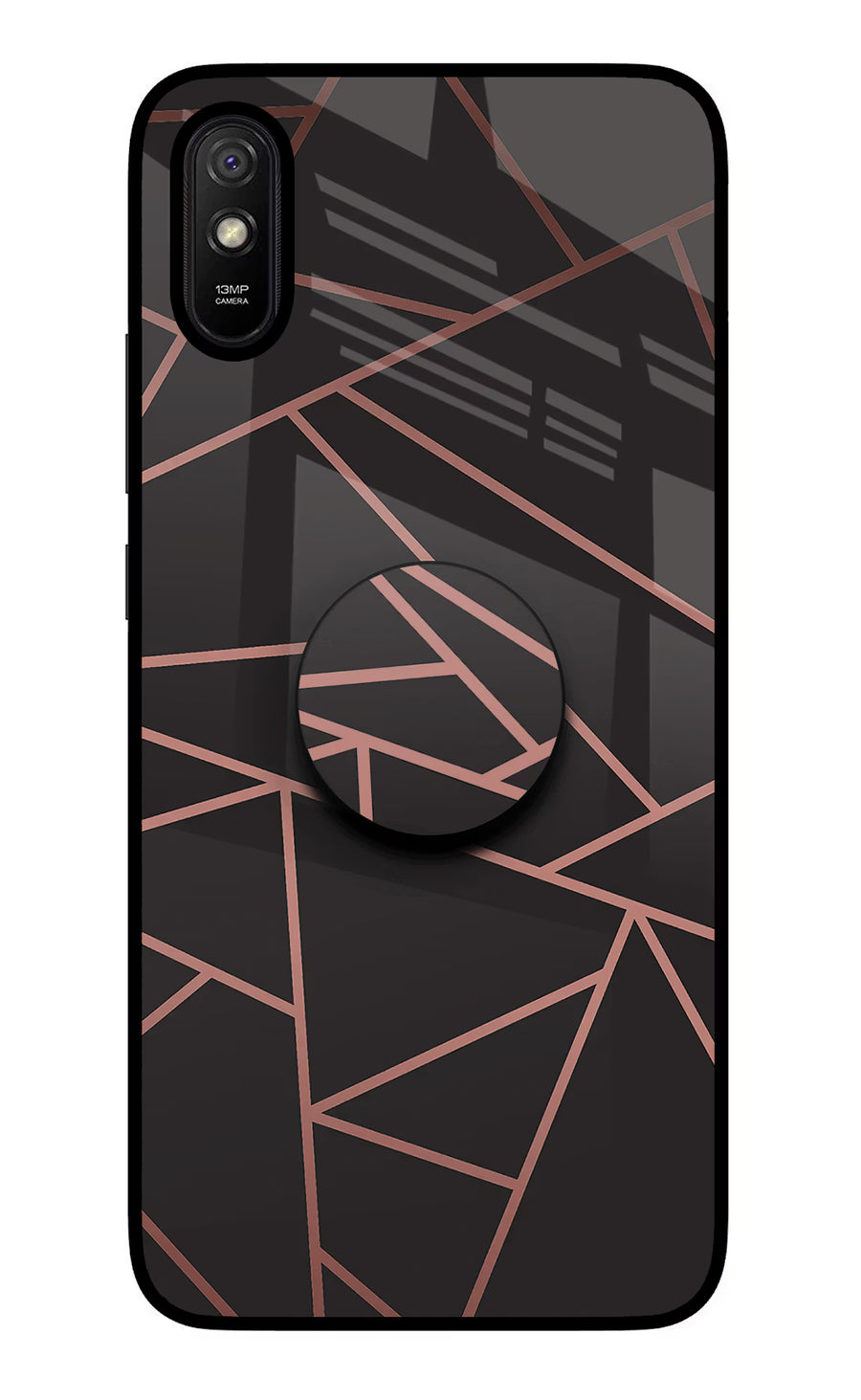 Geometric Pattern Redmi 9A/9i Pop Case, Glass case
