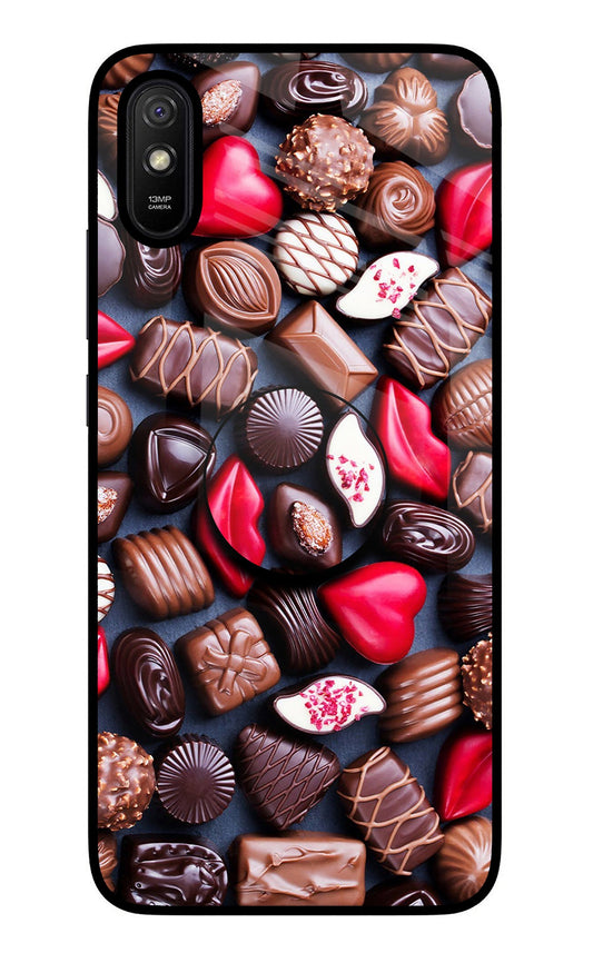 Chocolates Redmi 9A/9i Glass Case