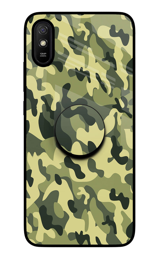 Camouflage Redmi 9A/9i Glass Case