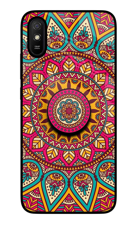 Mandala Redmi 9A/9i Glass Case