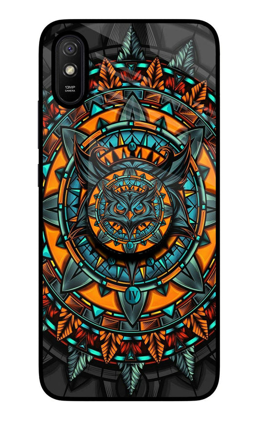 Angry Owl Redmi 9A/9i Glass Case