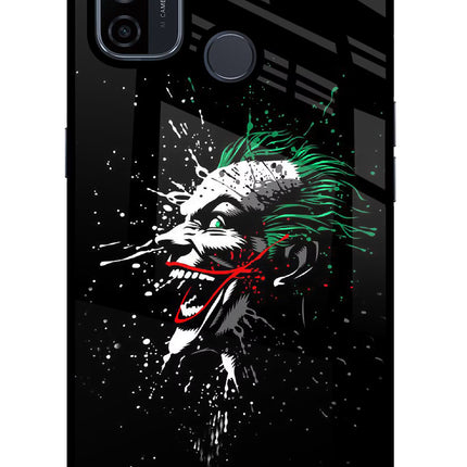 Joker Oppo A53 2020 Glass Case Back Cover by Casekaro