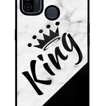 King Oppo A53 2020 Glass Case Back Cover by Casekaro