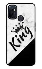 King Oppo A53 2020 Glass Case Back Cover by Casekaro